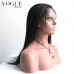 Brazilian Yaki Straight Glueless Lace Front Wig With Baby Hair,7A Grade